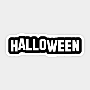 Halloween Sign Sticker